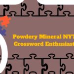 powdery mineral nyt